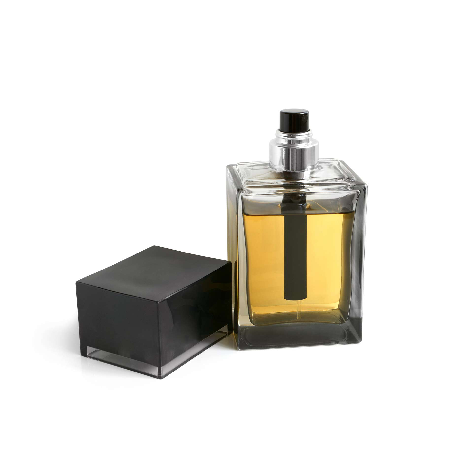 Bottle-of-perfume-on-a-white-background